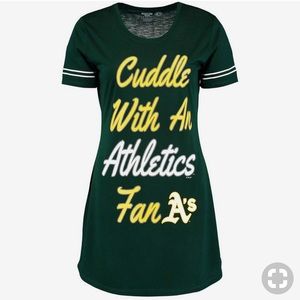 NWT MLB Oakland Athletics A’s Women Dress Size 6/S